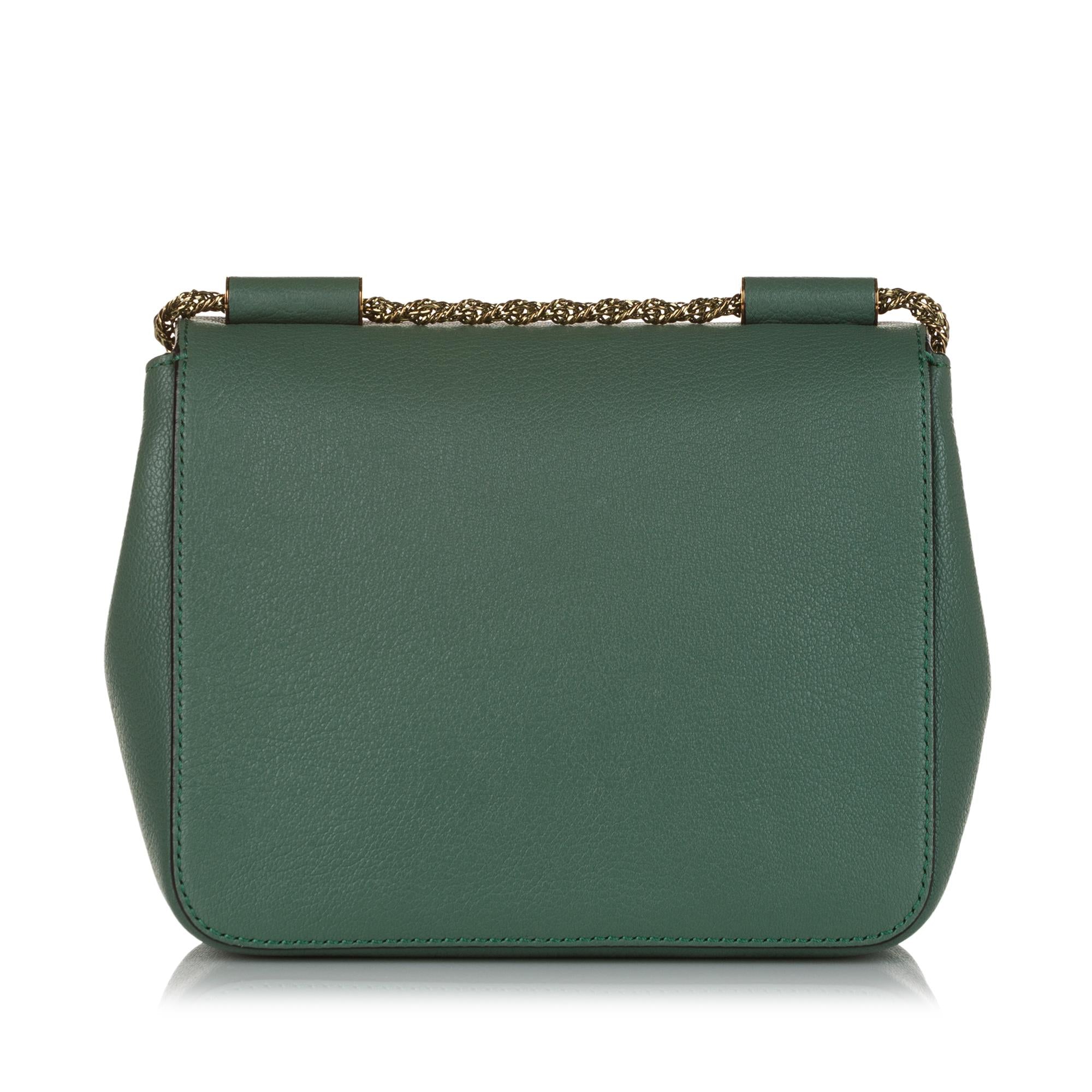 Chloe Elsie Leather Crossbody Bag (SHG-33625)