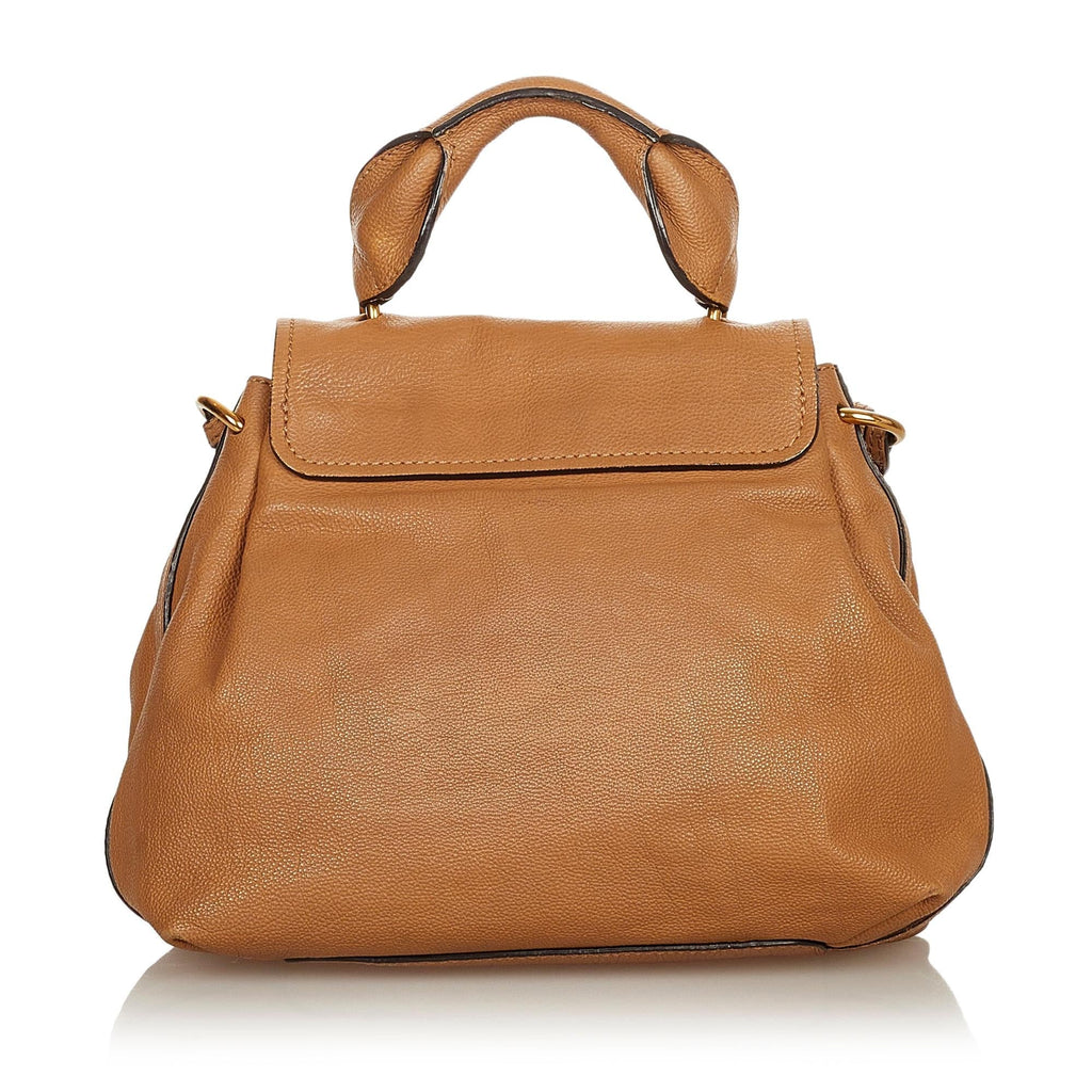 Chloe Elsie Leather Satchel (SHG-26297)