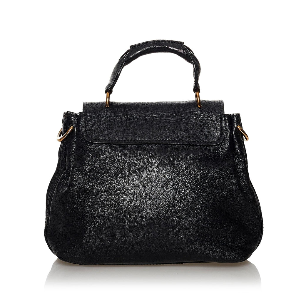 Chloe Elsie Leather Satchel (SHG-29885)