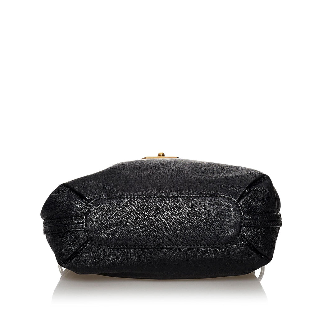 Chloe Elsie Leather Satchel (SHG-29885)