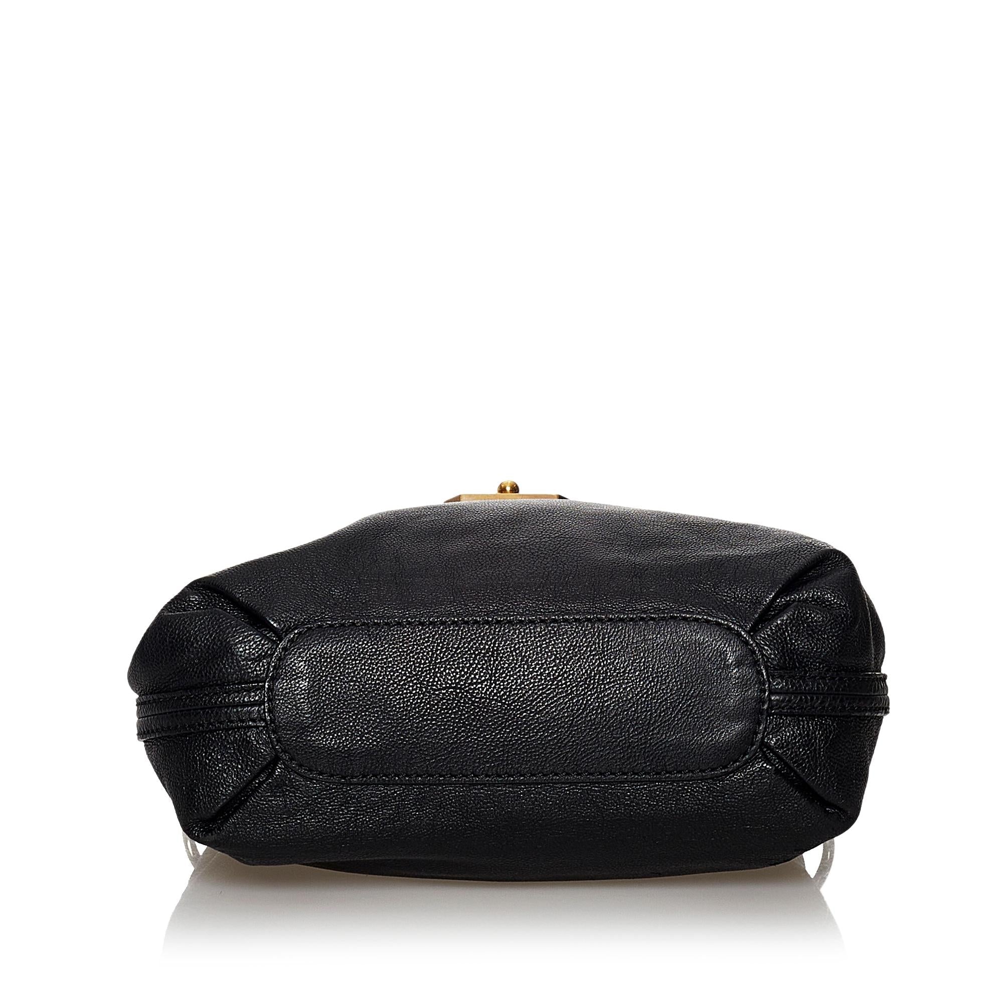Chloe Elsie Leather Satchel (SHG-29885)