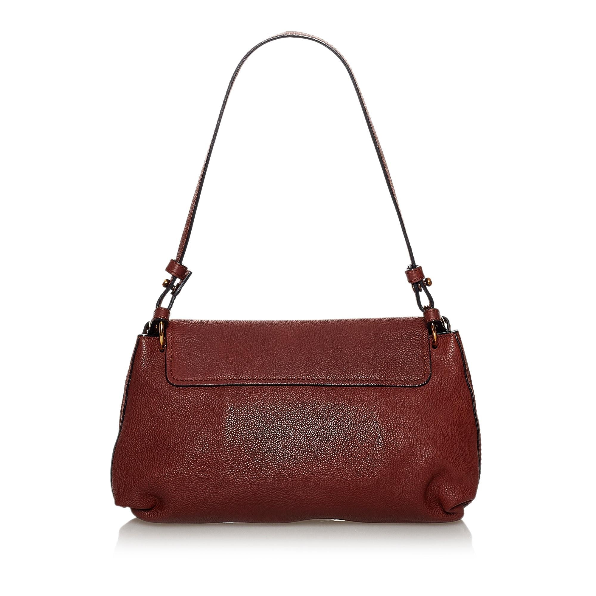 Chloe Elsie Leather Satchel (SHG-30799)