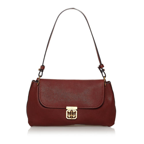 Chloe Elsie Leather Satchel (SHG-30799)
