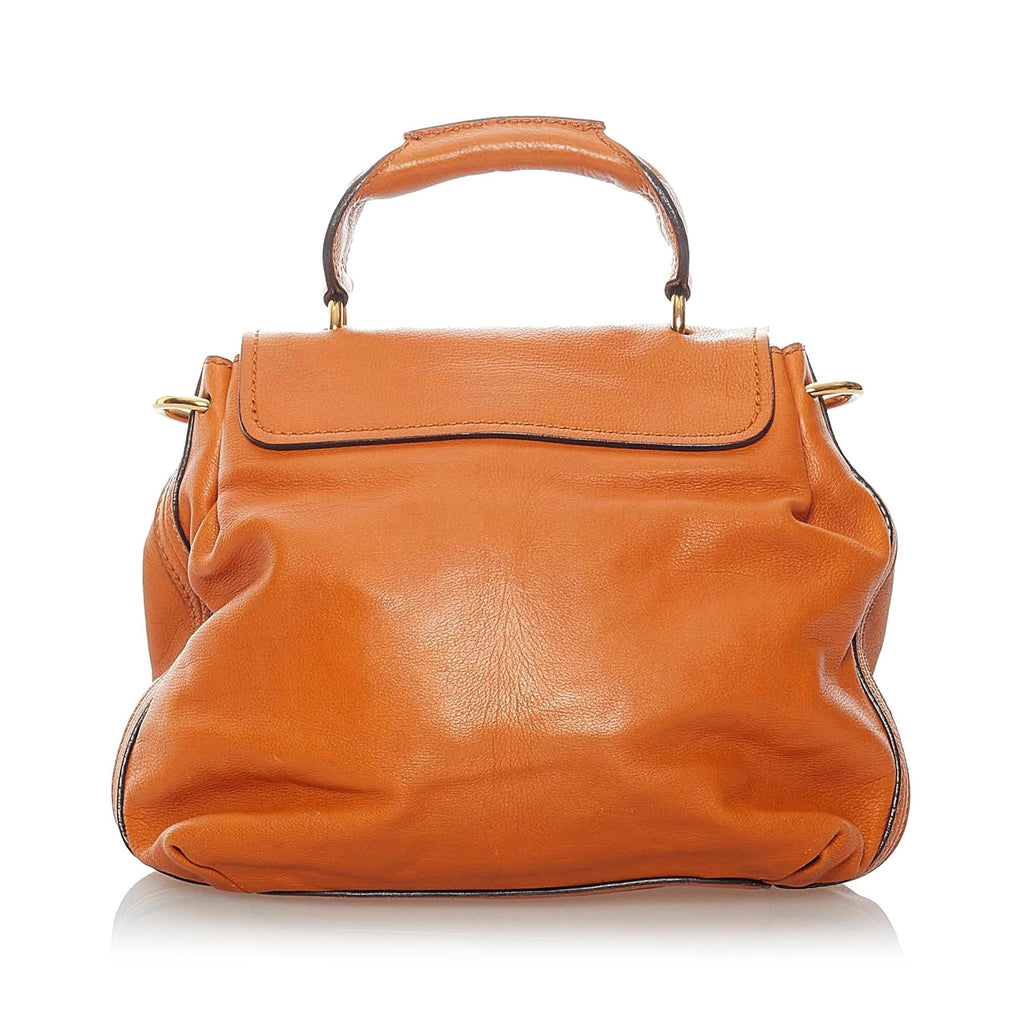 Chloe Elsie Leather Satchel (SHG-30981)