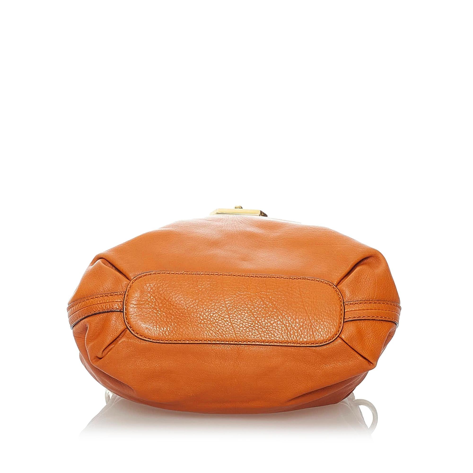 Chloe Elsie Leather Satchel (SHG-30981)