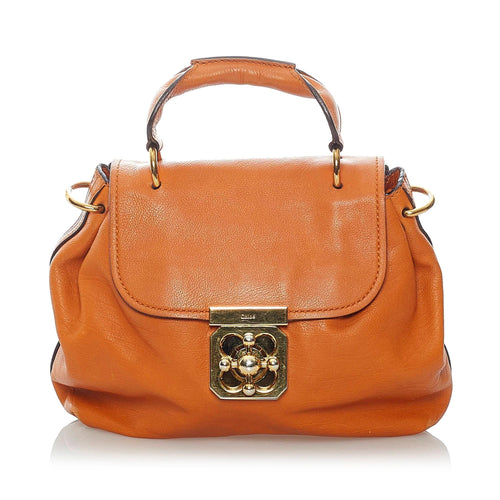 Chloe Elsie Leather Satchel (SHG-30981)