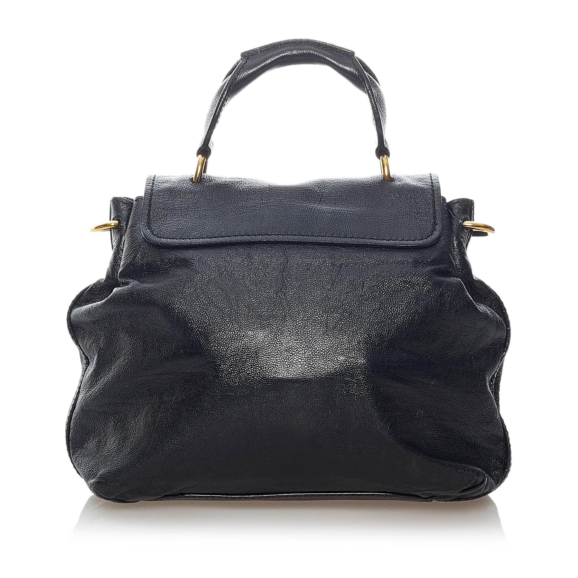 Chloe Elsie Leather Satchel (SHG-32474)
