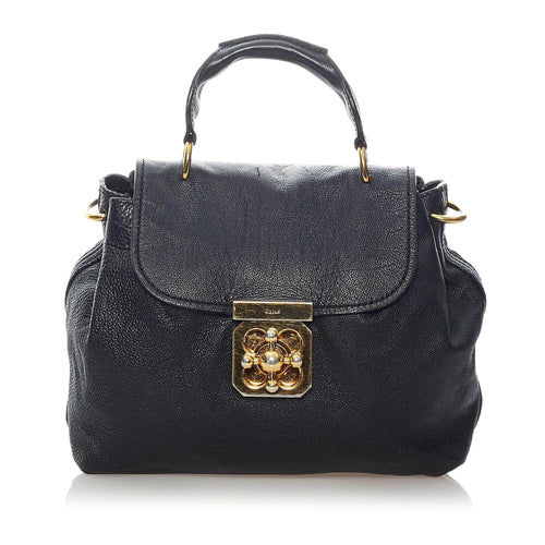 Chloe Elsie Leather Satchel (SHG-32474)