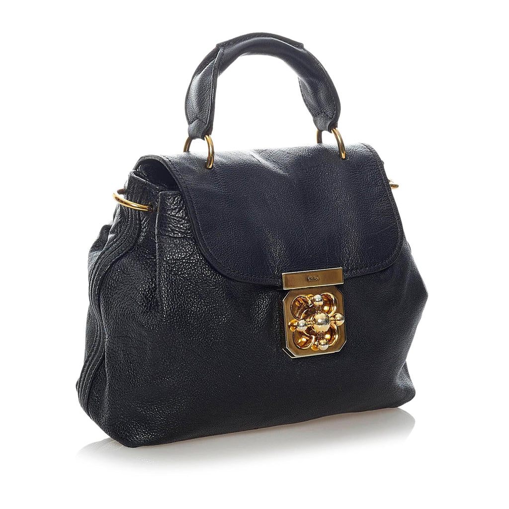 Chloe Elsie Leather Satchel (SHG-32474)