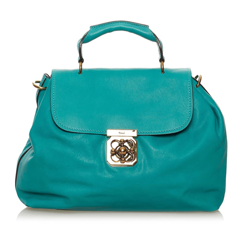 Chloe Elsie Leather Satchel (SHG-33114)