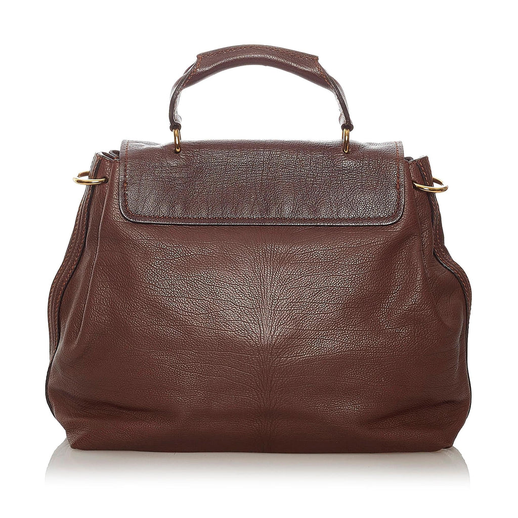 Chloe Elsie Leather Satchel (SHG-35069)