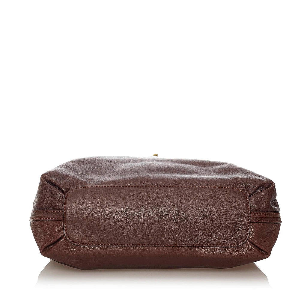 Chloe Elsie Leather Satchel (SHG-35069)