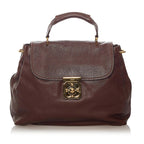 Chloe Elsie Leather Satchel (SHG-35069)