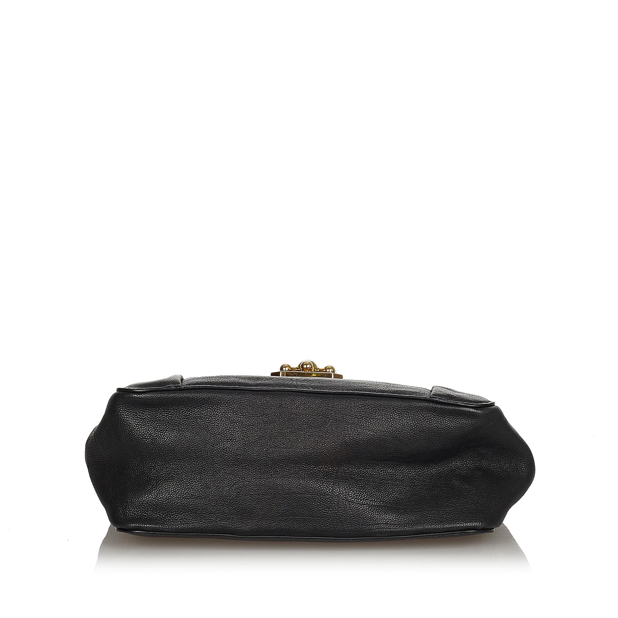 Chloe Elsie Leather Shoulder Bag (SHG-24535)