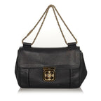 Chloe Elsie Leather Shoulder Bag (SHG-24535)