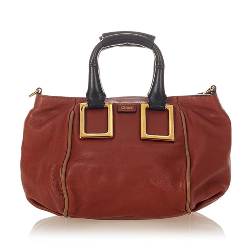 Chloe Ethel Leather Satchel (SHG-26624)