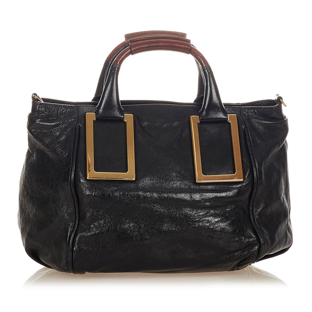 Chloe Ethel Leather Satchel (SHG-26684)