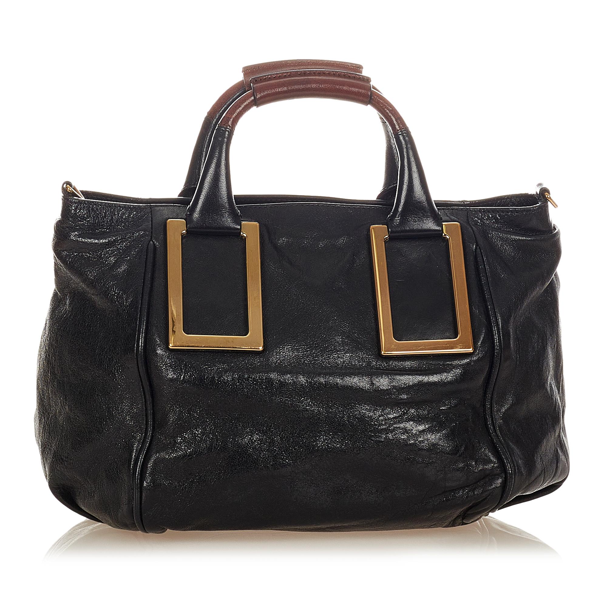 Chloe Ethel Leather Satchel (SHG-26684)
