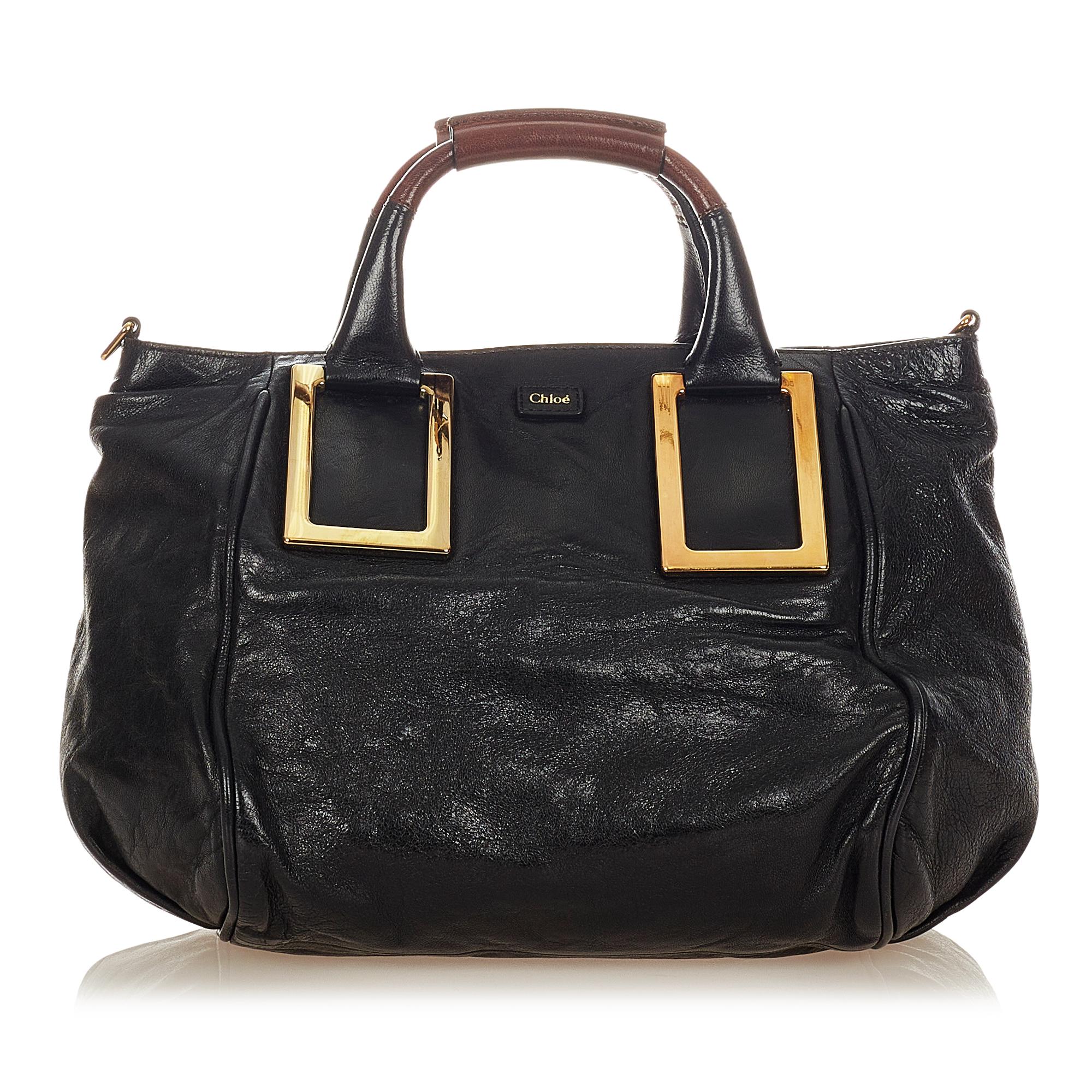 Chloe Ethel Leather Satchel (SHG-26684)