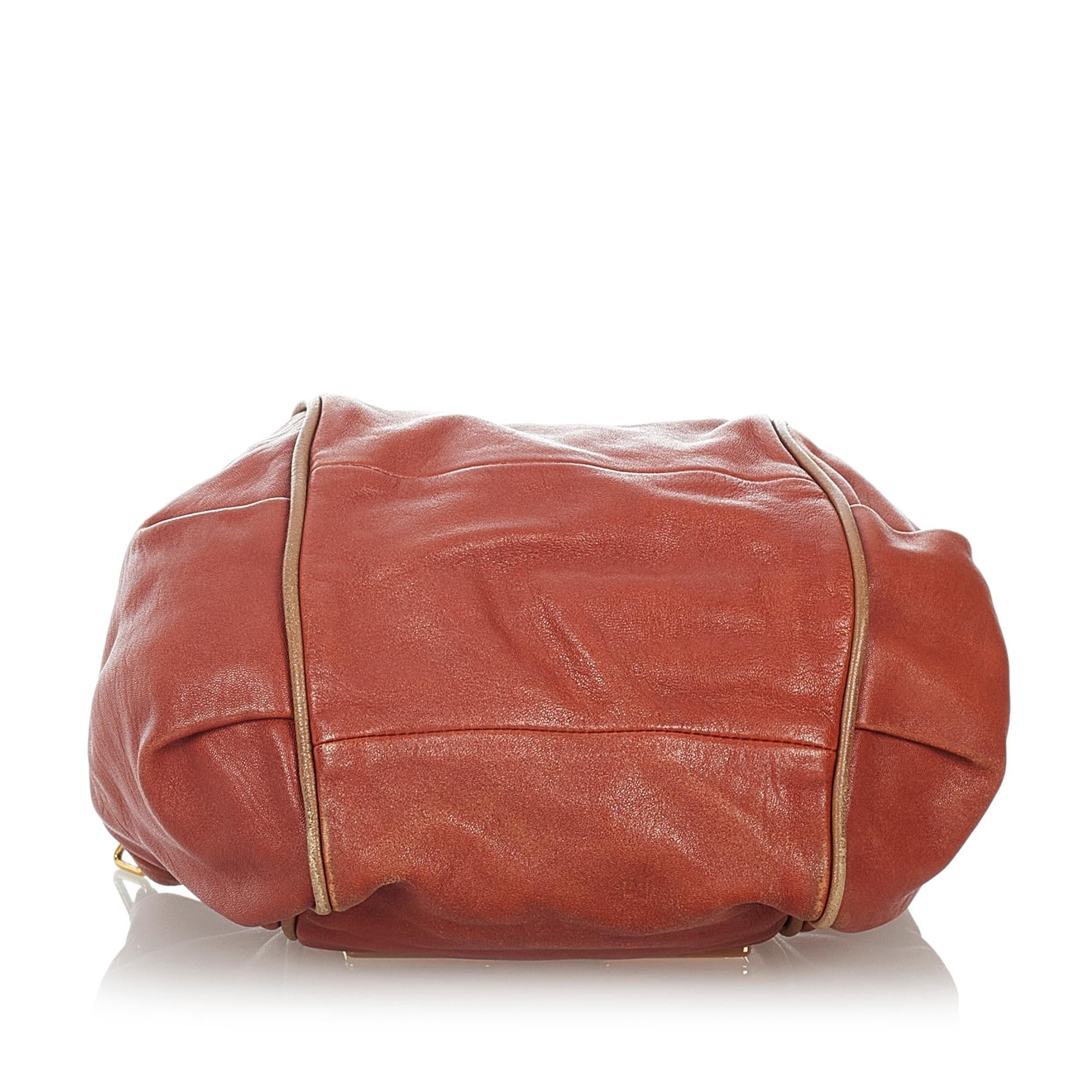 Chloe Ethel Leather Satchel (SHG-26962)