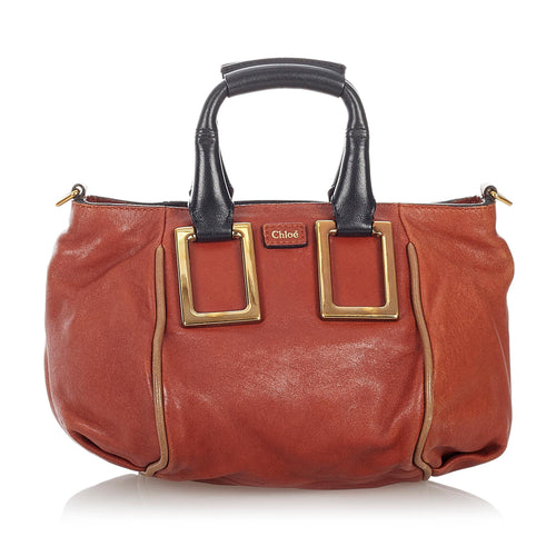 Chloe Ethel Leather Satchel (SHG-26962)