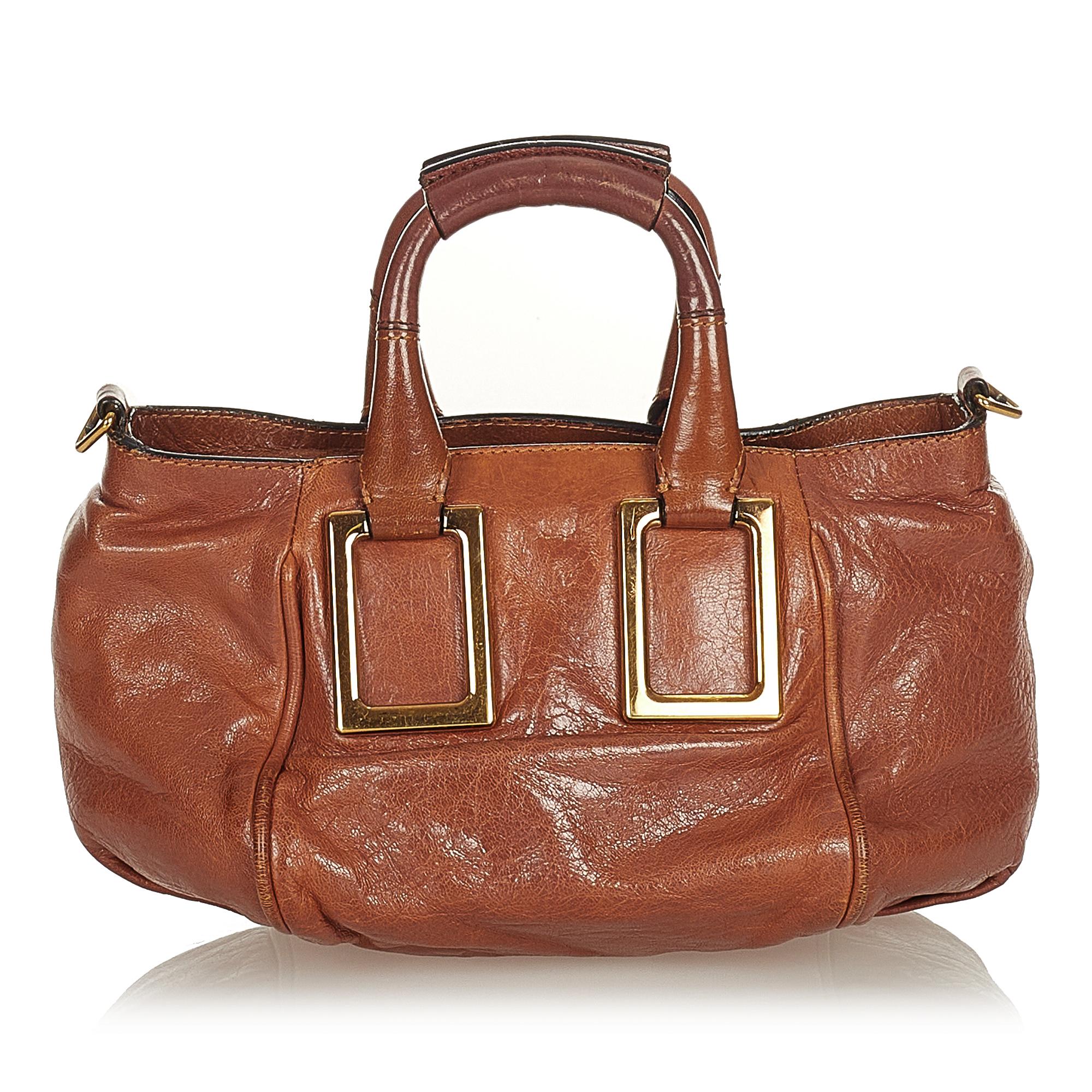 Chloe Ethel Leather Satchel (SHG-27079)