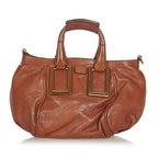 Chloe Ethel Leather Satchel (SHG-27079)