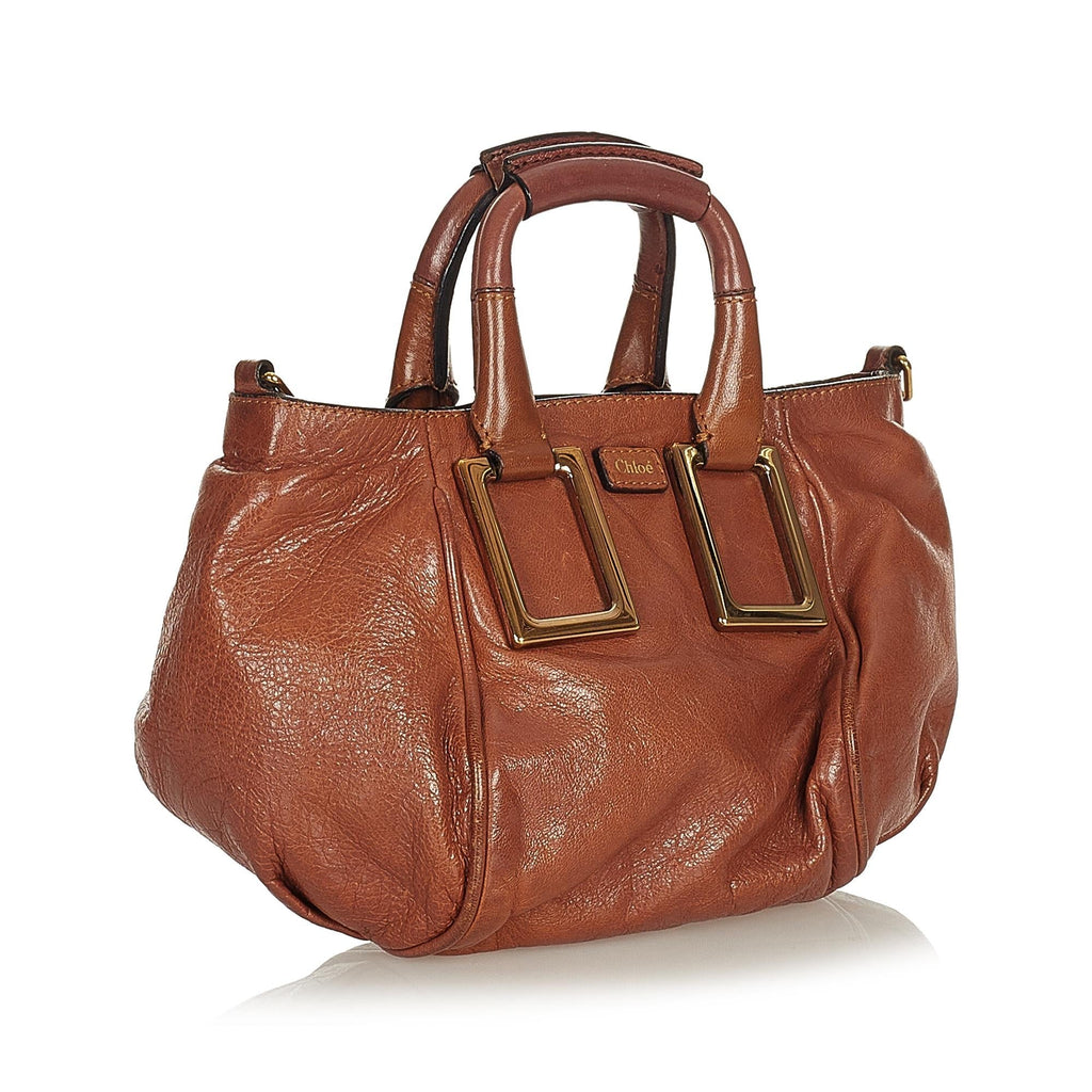 Chloe Ethel Leather Satchel (SHG-27079)