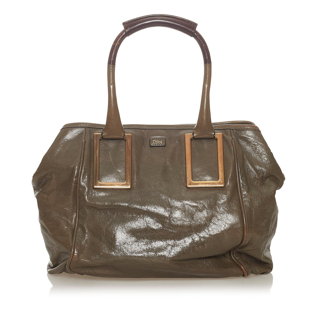 Chloe Ethel Leather Satchel (SHG-27470)