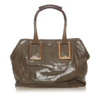 Chloe Ethel Leather Satchel (SHG-27470)