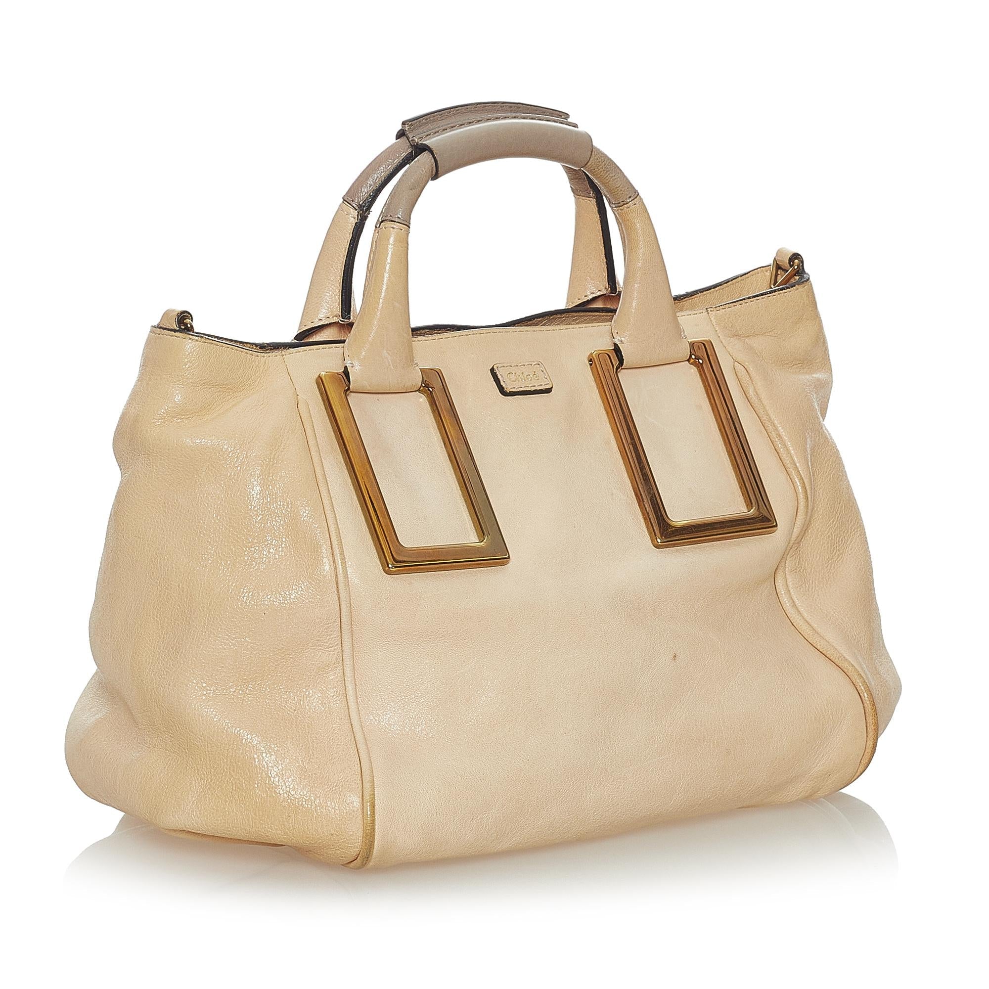 Chloe Ethel Leather Satchel (SHG-28124)