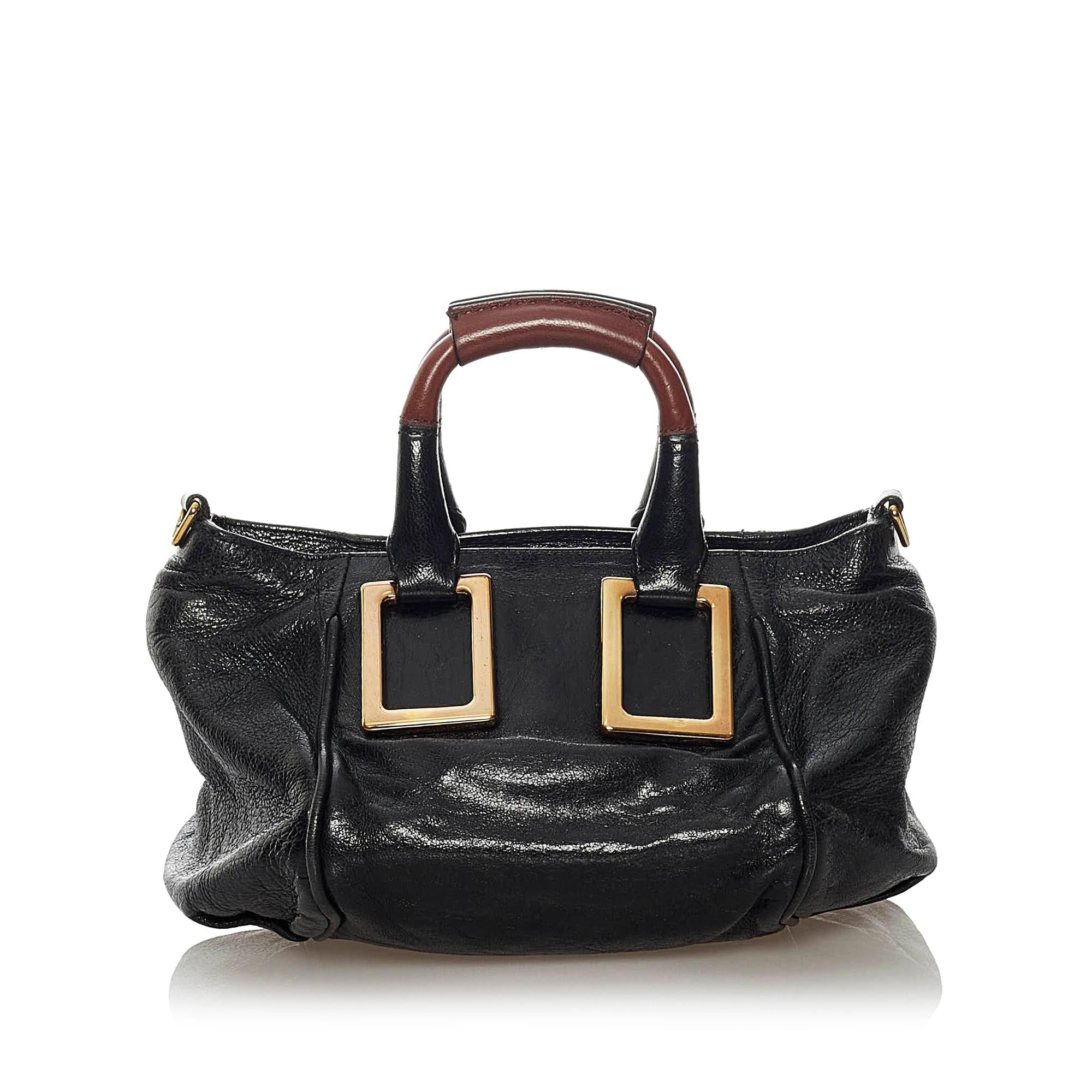 Chloe Ethel Leather Satchel (SHG-28761)