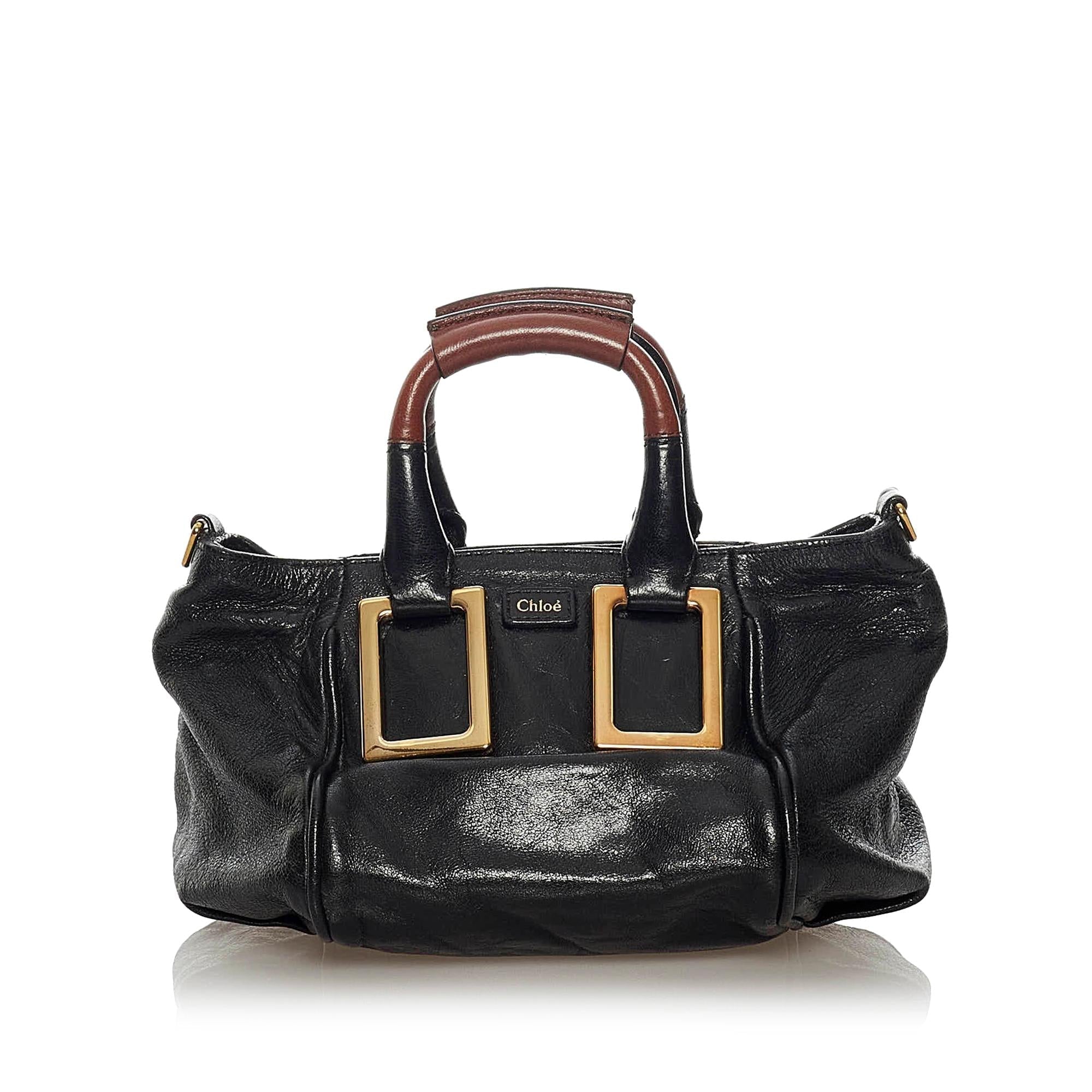 Chloe Ethel Leather Satchel (SHG-28761)