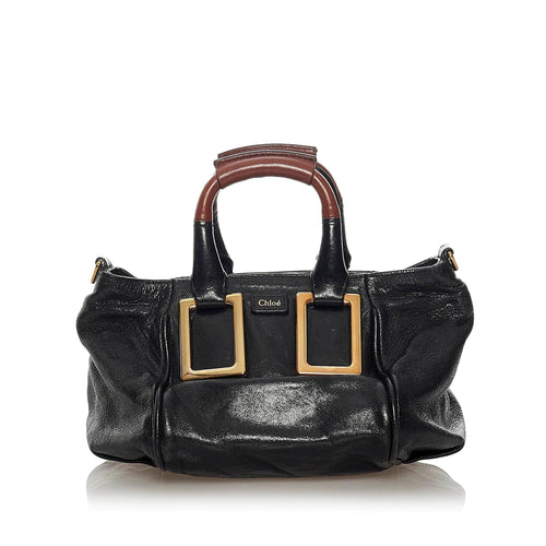 Chloe Ethel Leather Satchel (SHG-28761)