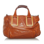 Chloe Ethel Leather Satchel (SHG-29353)