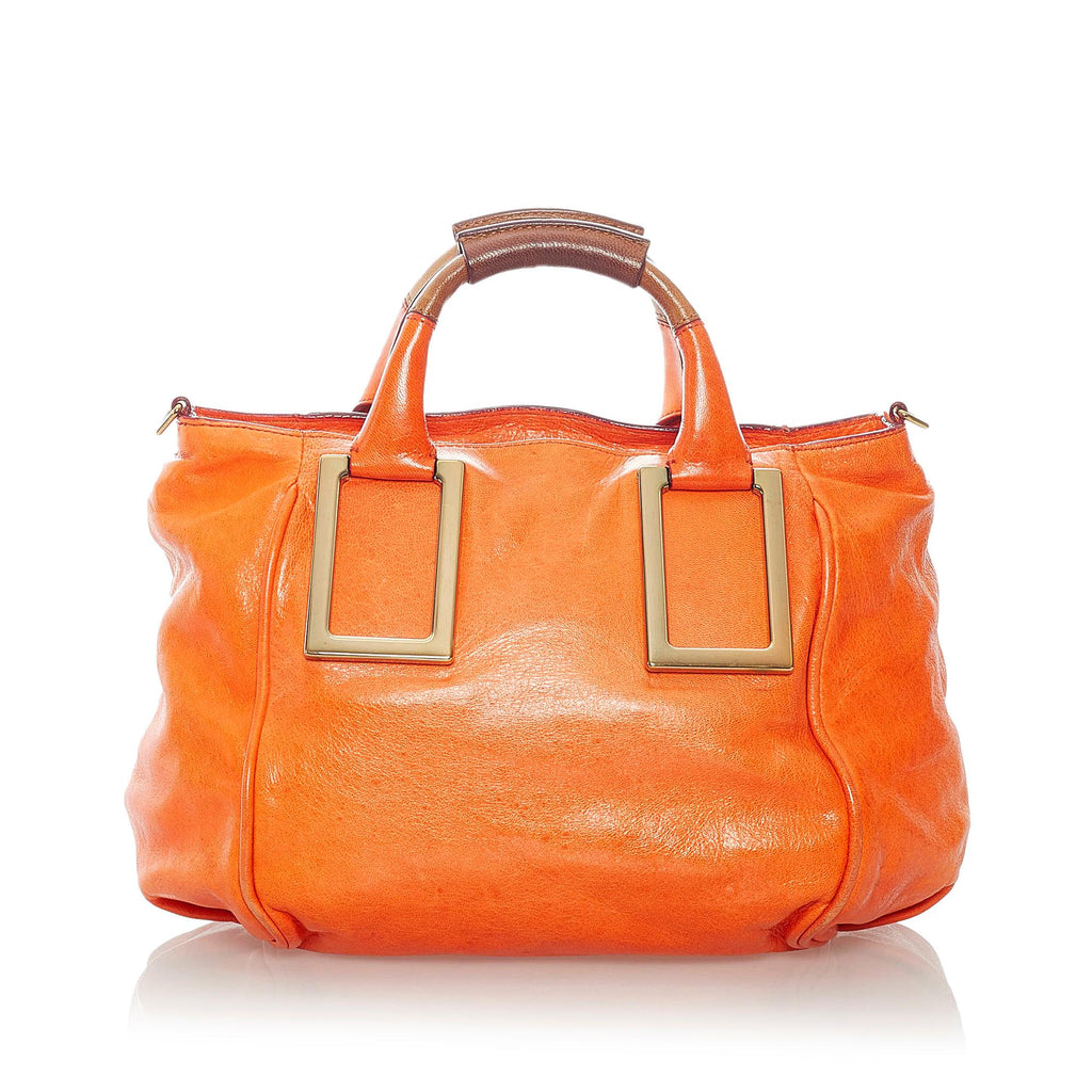 Chloe Ethel Leather Satchel (SHG-31487)