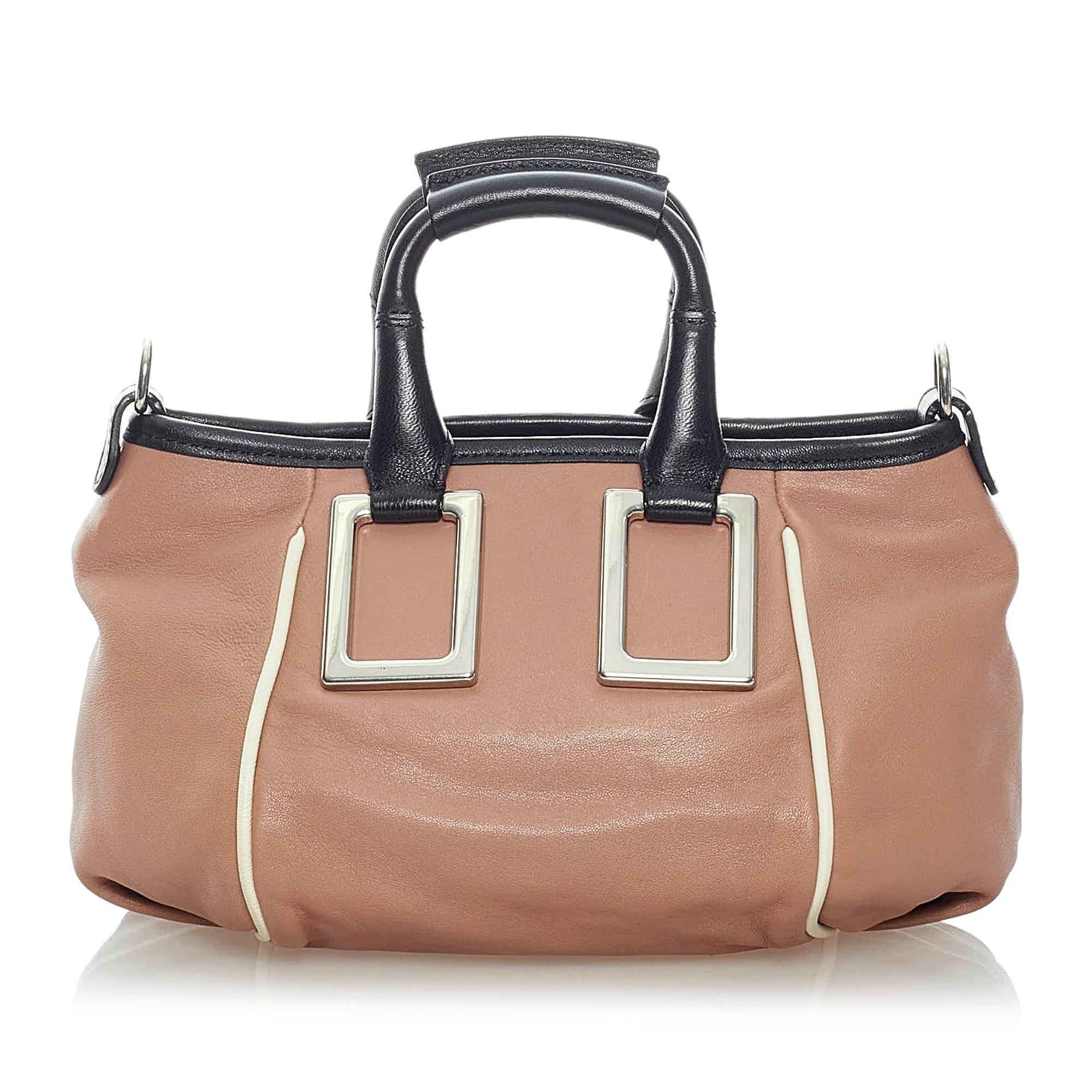 Chloe Ethel Leather Satchel (SHG-32101)