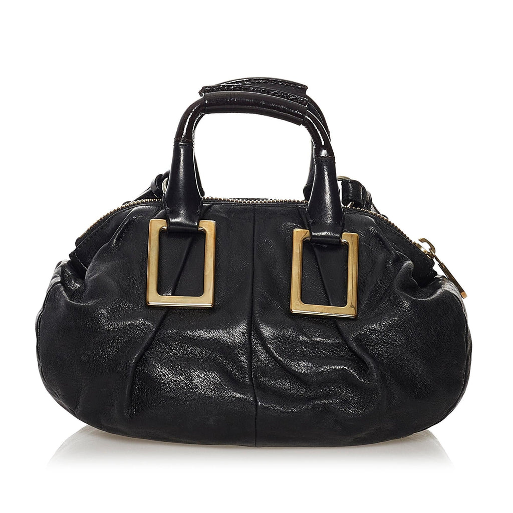 Chloe Ethel Leather Satchel (SHG-32227)