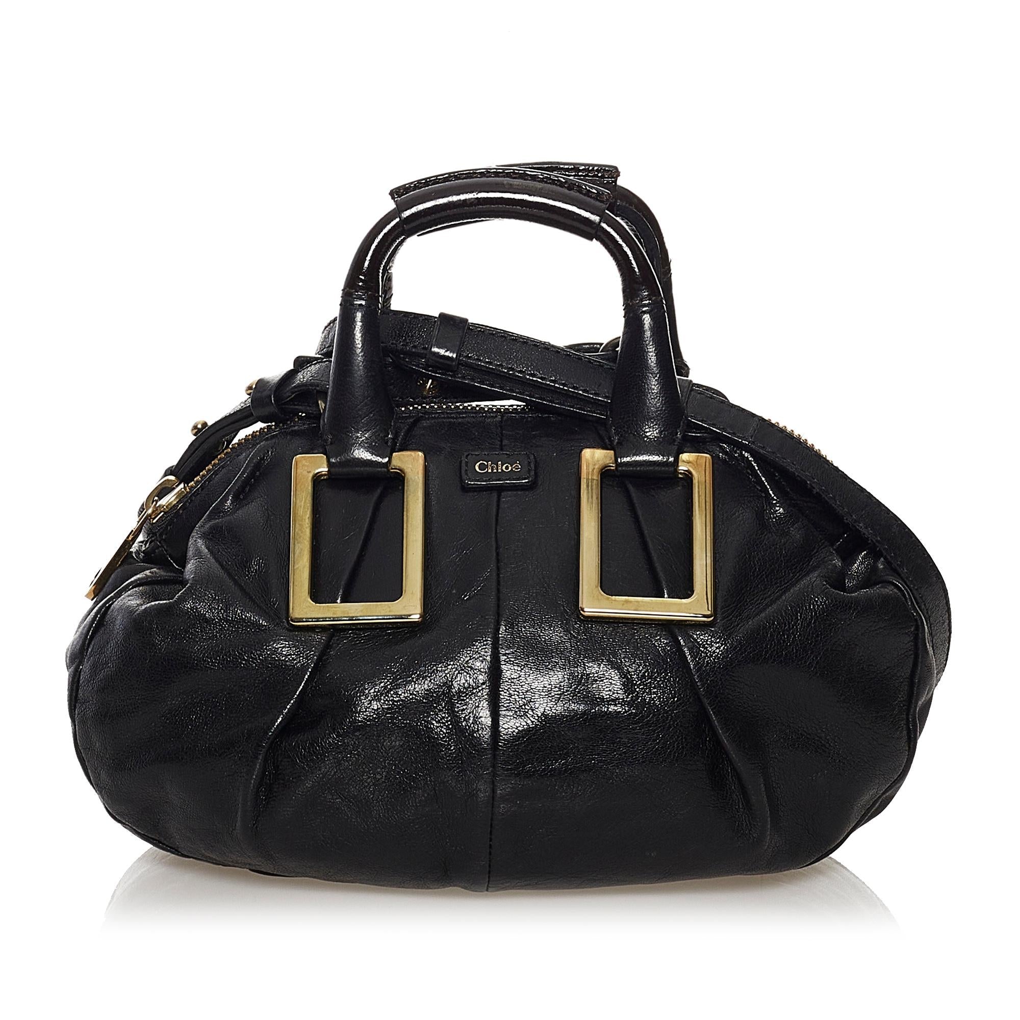Chloe Ethel Leather Satchel (SHG-32227)