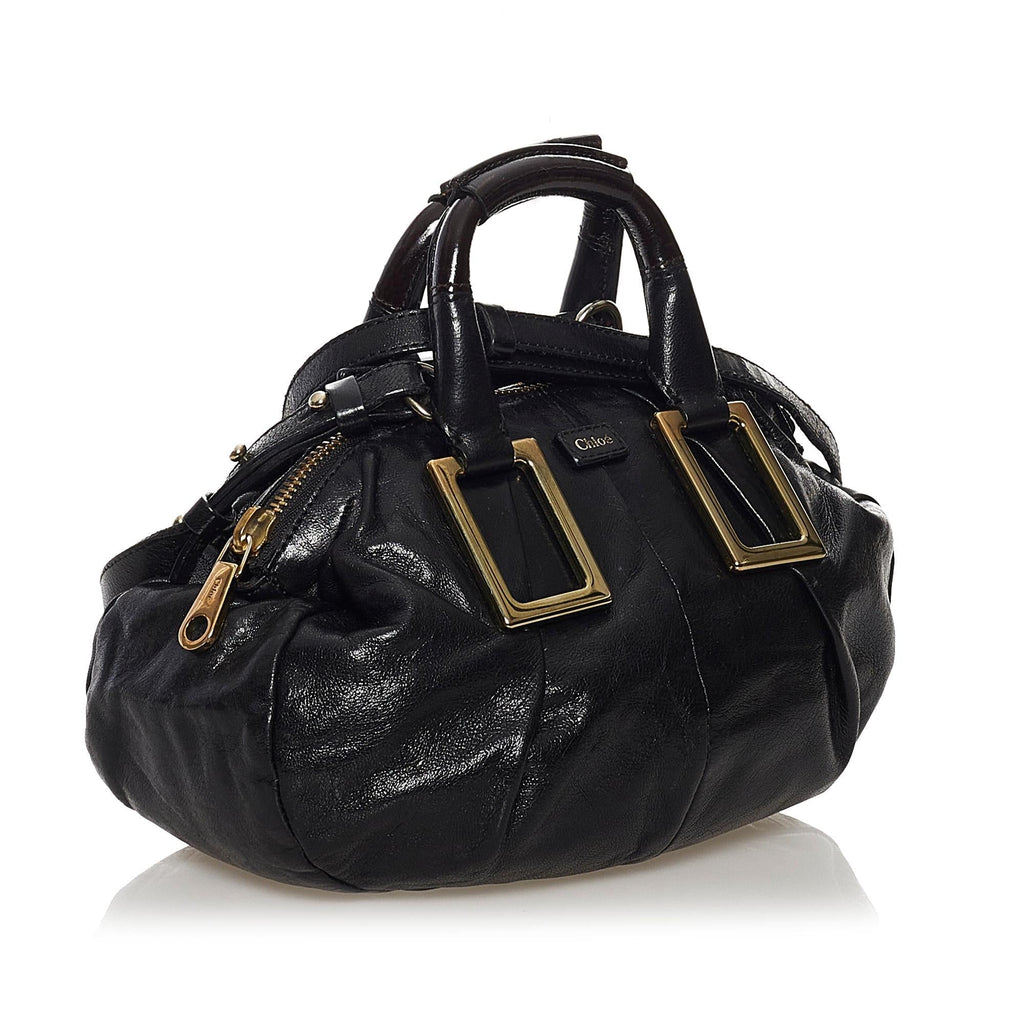 Chloe Ethel Leather Satchel (SHG-32227)