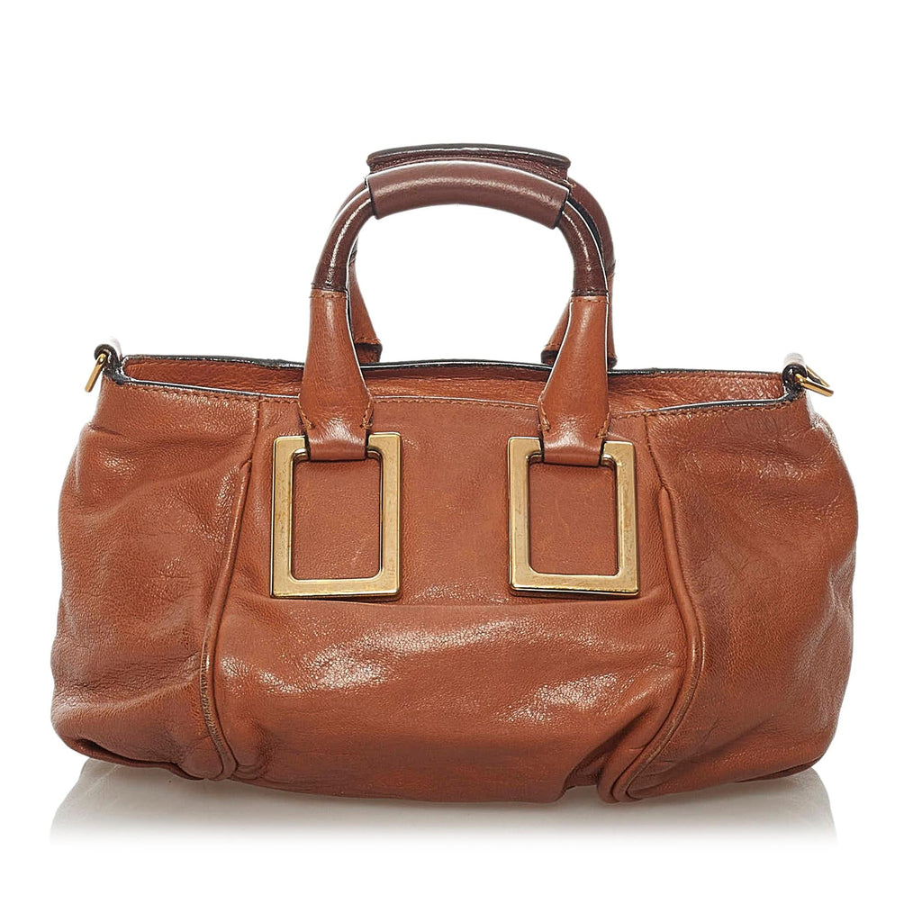 Chloe Ethel Leather Satchel (SHG-33925)