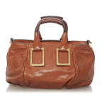 Chloe Ethel Leather Satchel (SHG-33925)