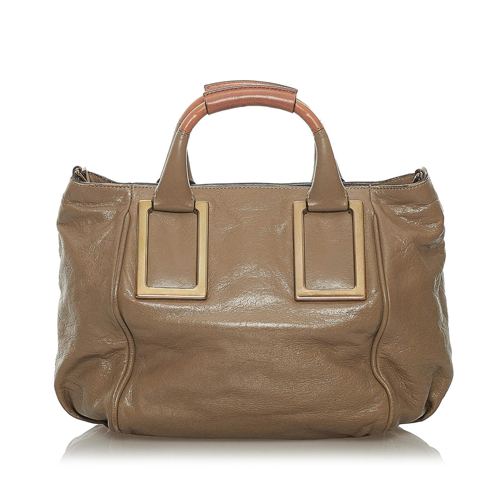 Chloe Ethel Leather Satchel (SHG-33938)