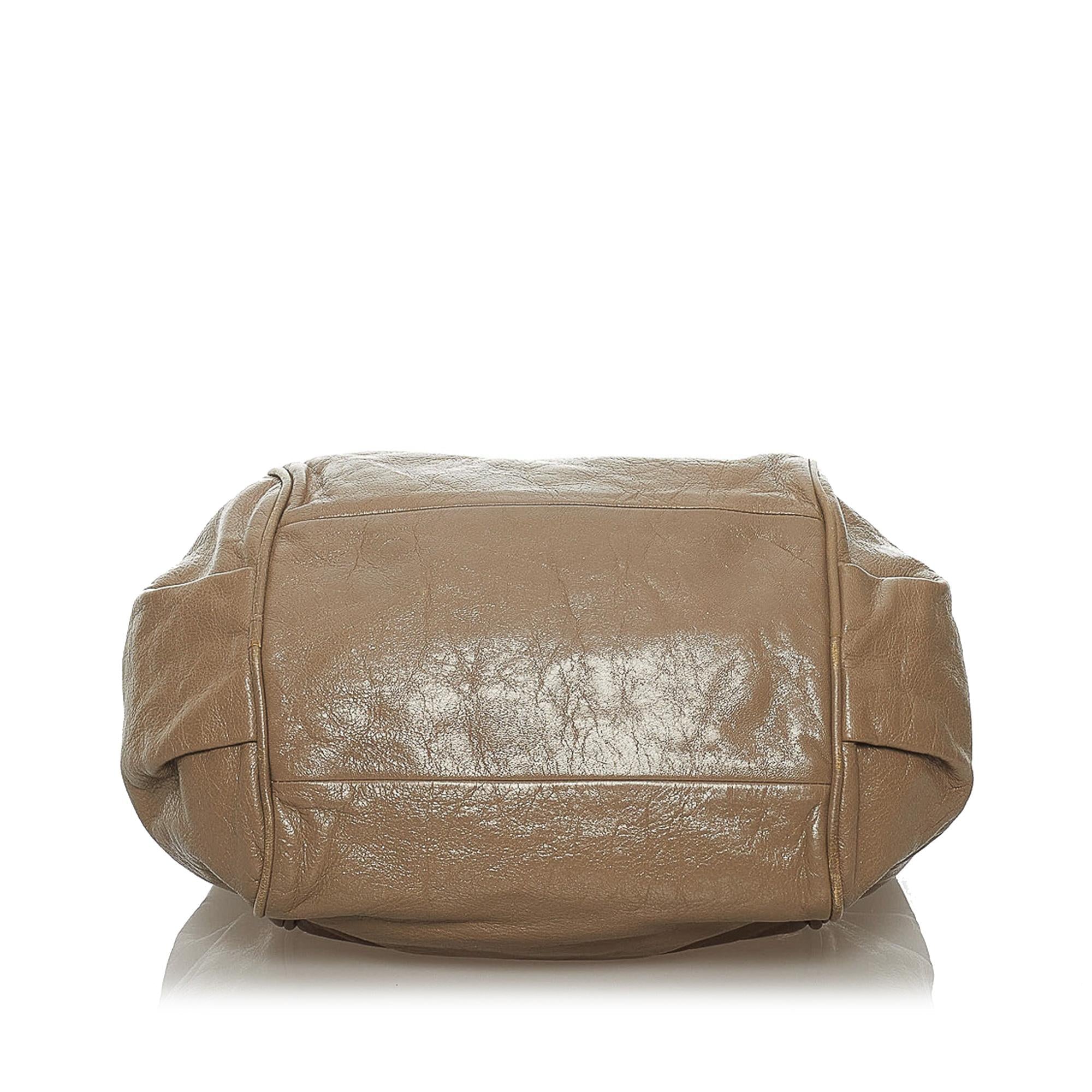 Chloe Ethel Leather Satchel (SHG-33938)