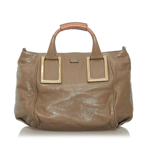 Chloe Ethel Leather Satchel (SHG-33938)