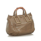 Chloe Ethel Leather Satchel (SHG-33938)