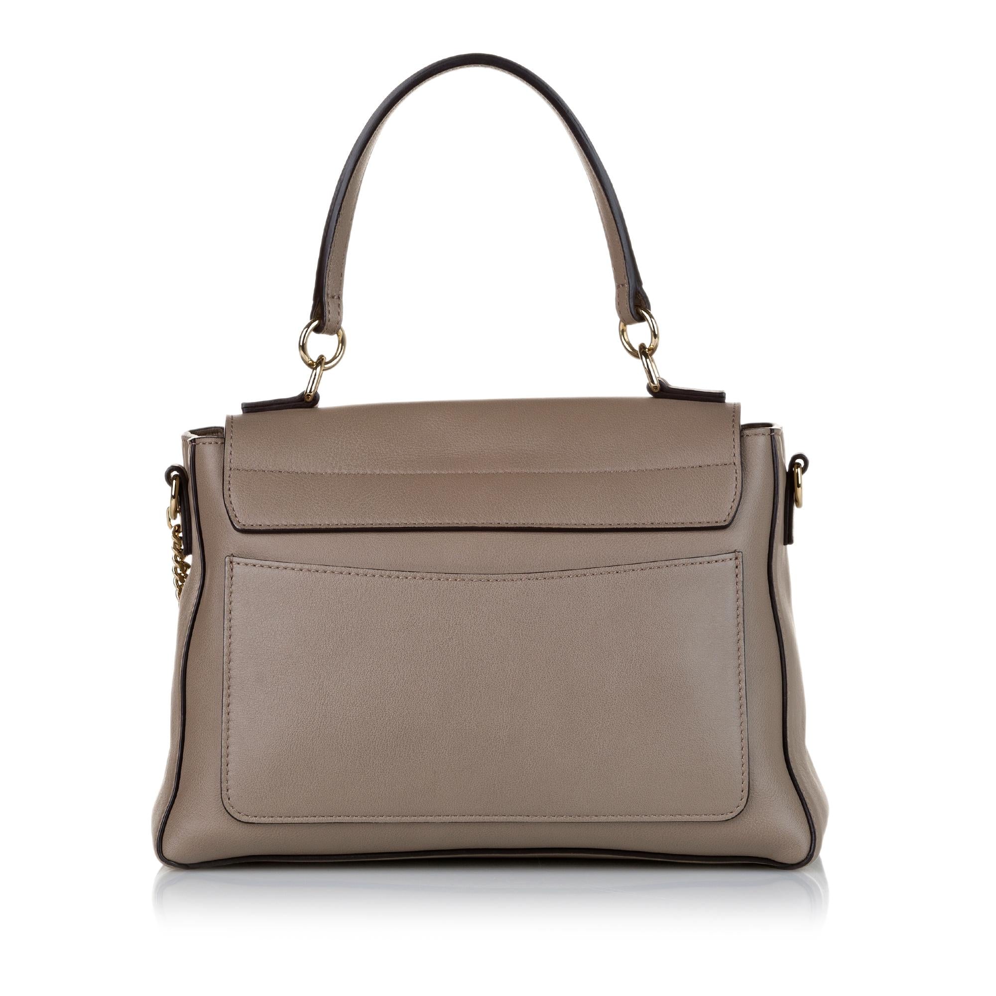 Chloe Faye Day Leather Satchel (SHG-34894)