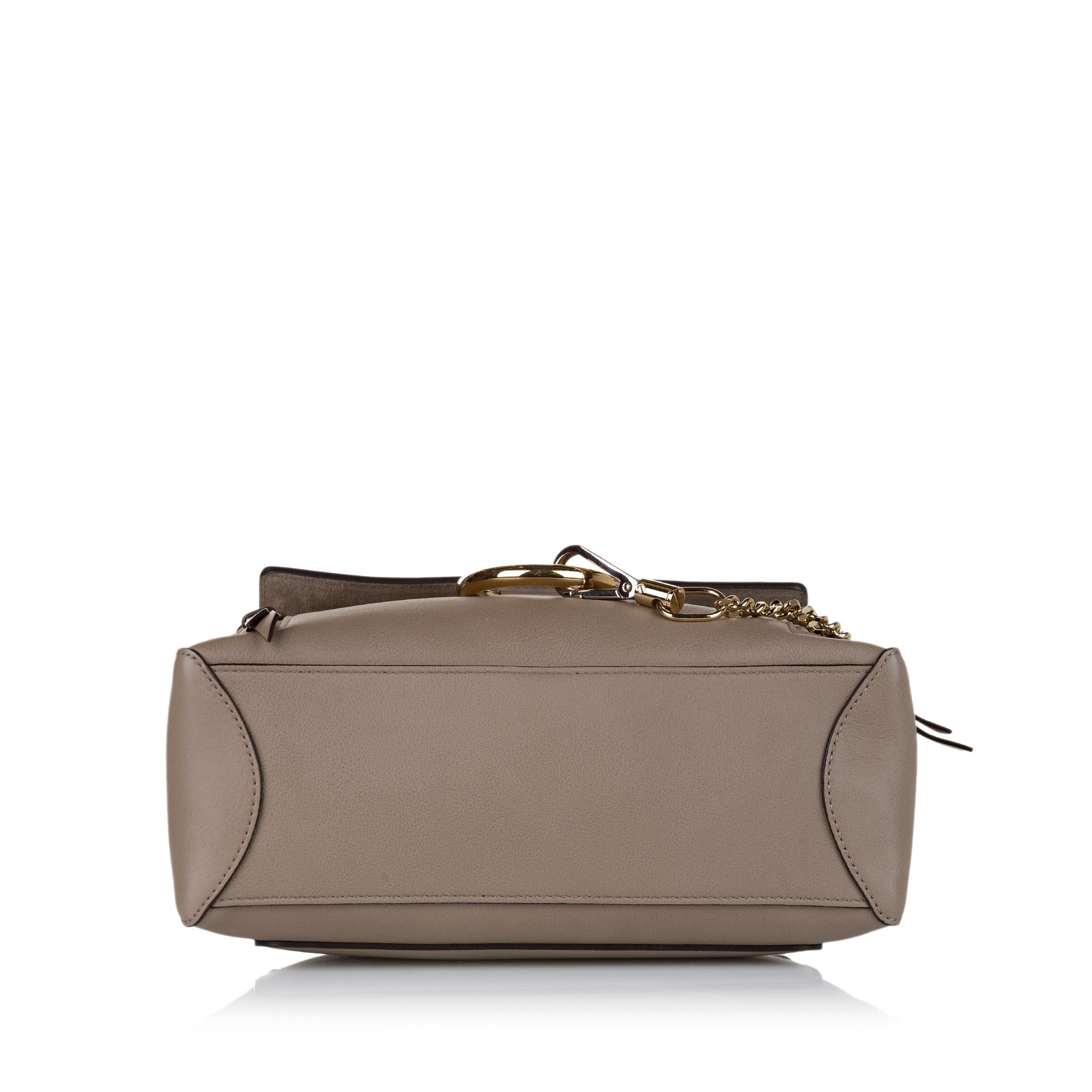 Chloe Faye Day Leather Satchel (SHG-34894)