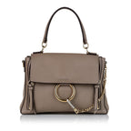 Chloe Faye Day Leather Satchel (SHG-34894)