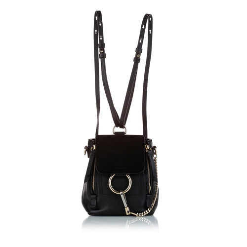 Chloe Faye Leather Backpack (SHG-26630)